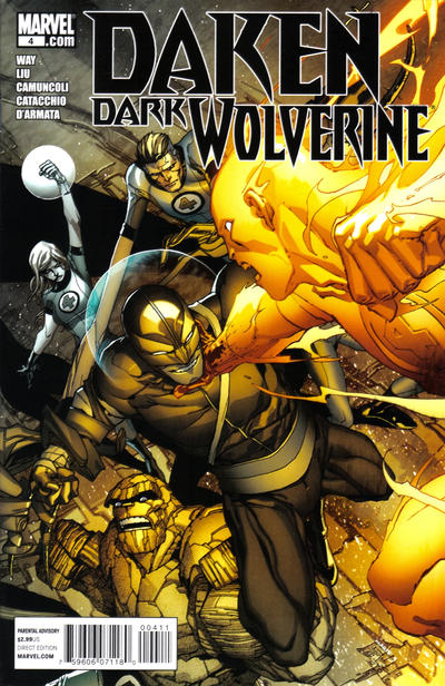 Cover for Daken: Dark Wolverine (Marvel, 2010 series) #4