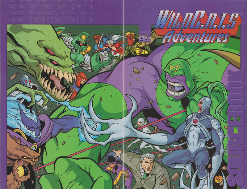 Cover for WildC.A.T.s Adventures Sourcebook (Image, 1995 series) #1
