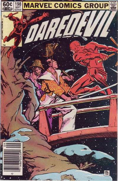 Cover for Daredevil (Marvel, 1964 series) #198 [Newsstand]