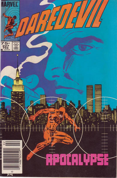 Cover for Daredevil (Marvel, 1964 series) #227 [Newsstand]