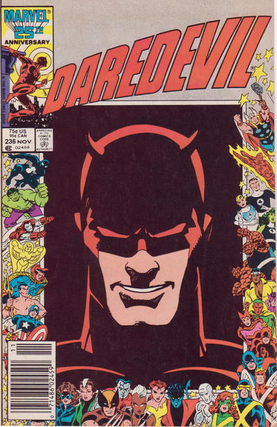 Cover for Daredevil (Marvel, 1964 series) #236 [Newsstand]