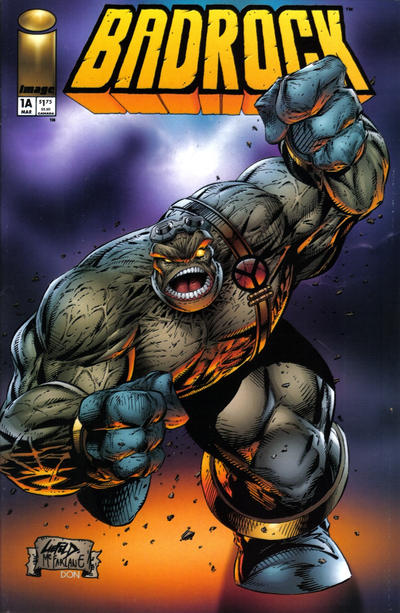 Cover for Badrock (Image, 1995 series) #1 [Todd McFarlane Cover]