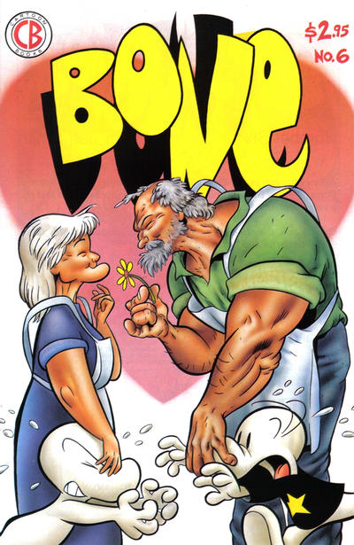 Cover for Bone (Cartoon Books, 1991 series) #6 [Fifth Printing]