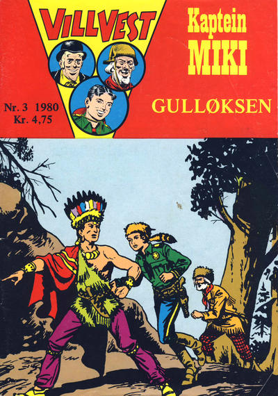 Cover for Vill Vest (Serieforlaget / Se-Bladene / Stabenfeldt, 1953 series) #3/1980