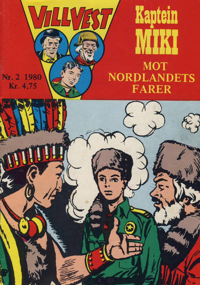 Cover for Vill Vest (Serieforlaget / Se-Bladene / Stabenfeldt, 1953 series) #2/1980