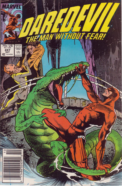 Cover for Daredevil (Marvel, 1964 series) #247 [Newsstand]