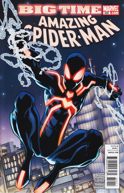 Cover for The Amazing Spider-Man (Marvel, 1999 series) #650 [Direct Edition]