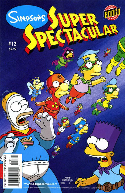 Cover for Bongo Comics Presents Simpsons Super Spectacular (Bongo, 2005 series) #12