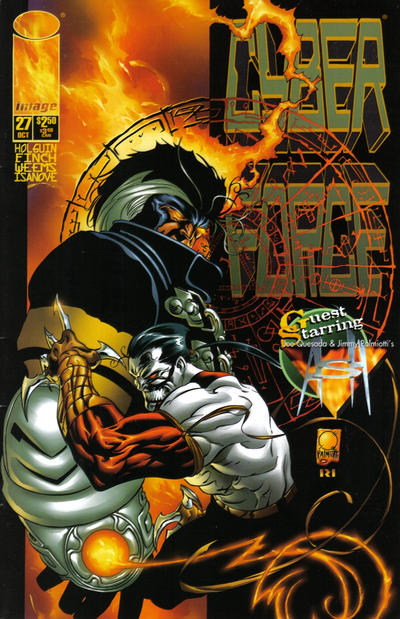 Cover for Cyberforce (Image, 1993 series) #27 [Joe Quesada Cover]