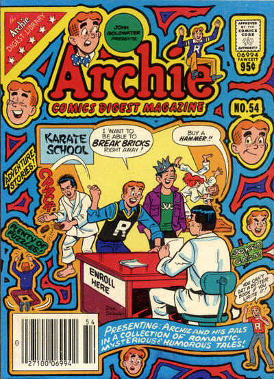 Cover for Archie Comics Digest (Archie, 1973 series) #54