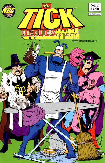 Cover for The Tick: Heroes of the City (New England Comics, 1999 series) #2