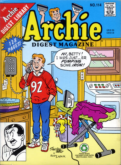 Cover for Archie Comics Digest (Archie, 1973 series) #114 [Direct]