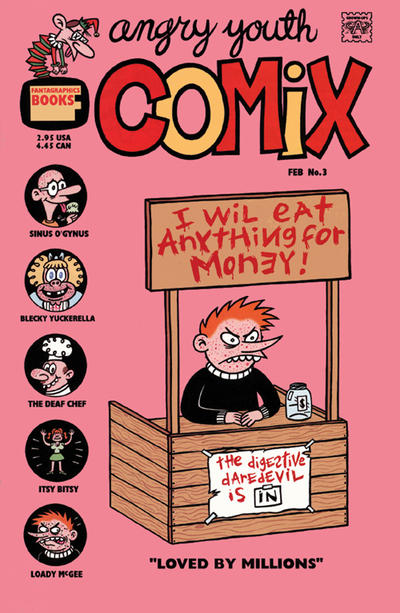 Cover for Angry Youth Comix (Fantagraphics, 2001 series) #3