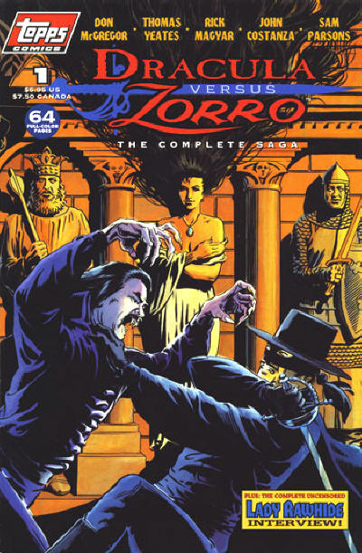 Cover for Dracula Versus Zorro (Topps, 1994 series) #1