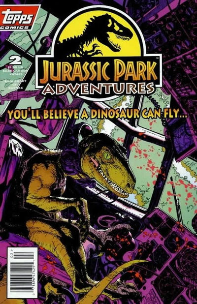 Cover for Jurassic Park Adventures (Topps, 1994 series) #2