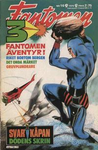 Cover Thumbnail for Fantomen (Semic, 1958 series) #16/1975