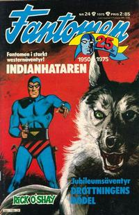 Cover Thumbnail for Fantomen (Semic, 1958 series) #24/1975