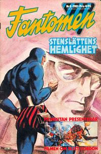 Cover for Fantomen (Semic, 1958 series) #8/1981