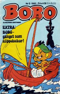 Cover for Bobo (Semic, 1978 series) #5/1981