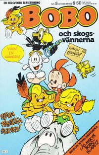 Cover for Bobo (Semic, 1978 series) #5/1986