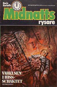 Cover for Boris Karloffs midnattsrysare (Semic, 1972 series) #8/1973
