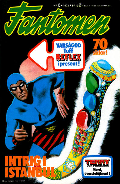 Cover for Fantomen (Semic, 1958 series) #6/1973