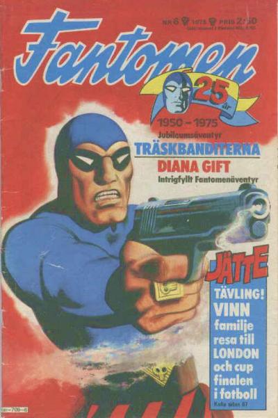 Cover for Fantomen (Semic, 1958 series) #6/1975