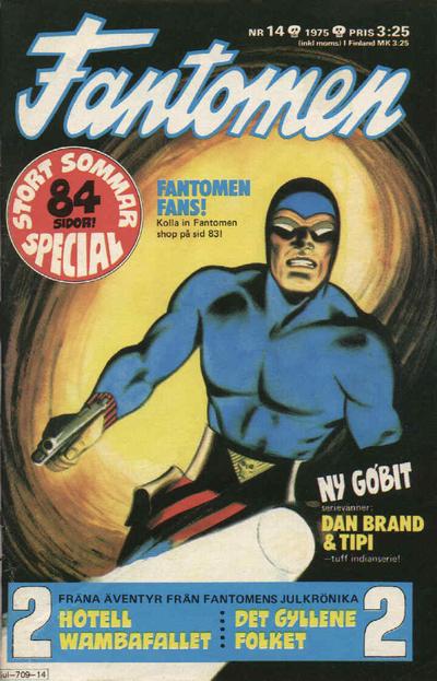 Cover for Fantomen (Semic, 1958 series) #14/1975