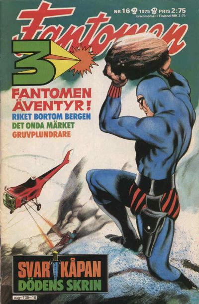Cover for Fantomen (Semic, 1958 series) #16/1975