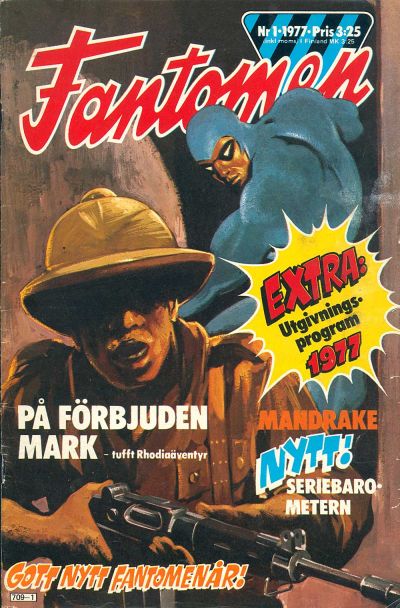 Cover for Fantomen (Semic, 1958 series) #1/1977