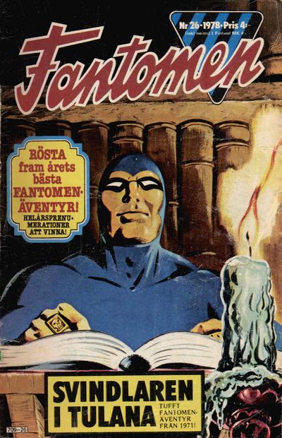 Cover for Fantomen (Semic, 1958 series) #26/1978