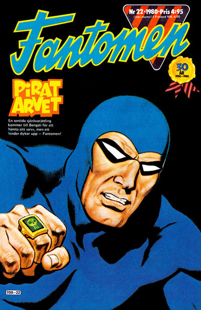 Cover for Fantomen (Semic, 1958 series) #22/1980