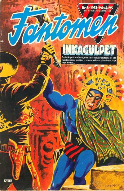 Cover for Fantomen (Semic, 1958 series) #6/1981