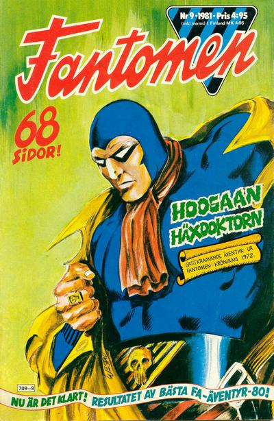 Cover for Fantomen (Semic, 1958 series) #9/1981