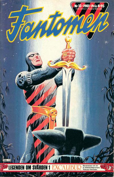 Cover for Fantomen (Semic, 1958 series) #13/1981