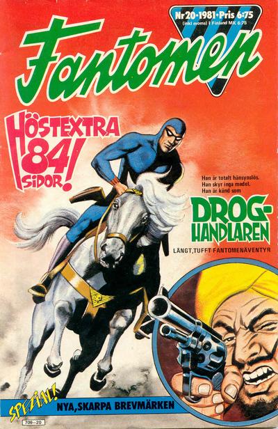 Cover for Fantomen (Semic, 1958 series) #20/1981