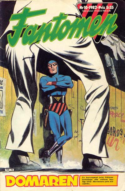 Cover for Fantomen (Semic, 1958 series) #10/1982