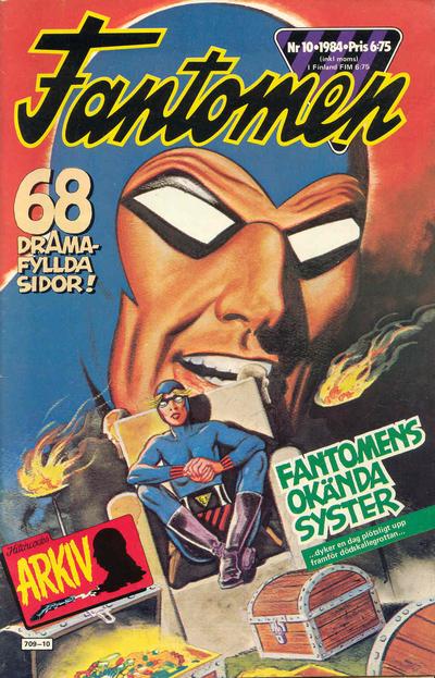 Cover for Fantomen (Semic, 1958 series) #10/1984