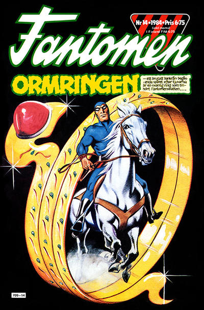 Cover for Fantomen (Semic, 1958 series) #14/1984