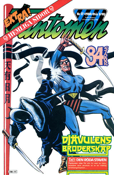 Cover for Fantomen (Semic, 1958 series) #17/1984