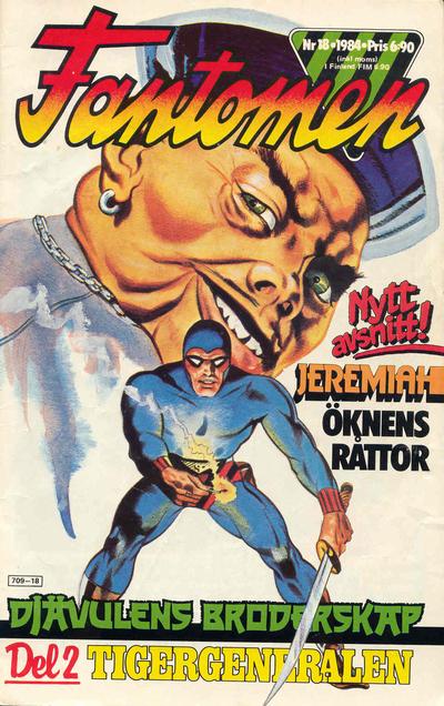 Cover for Fantomen (Semic, 1958 series) #18/1984