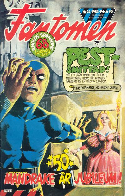 Cover for Fantomen (Semic, 1958 series) #24/1984