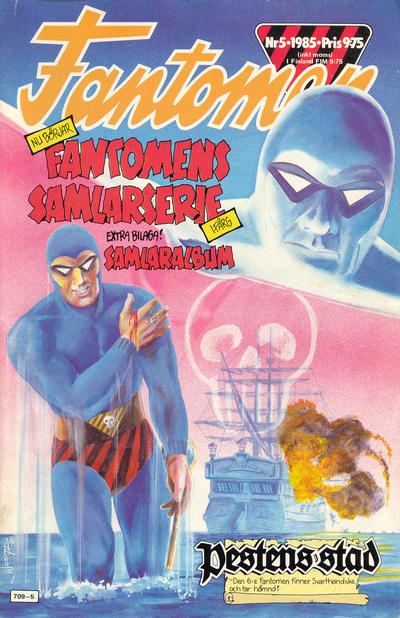Cover for Fantomen (Semic, 1958 series) #5/1985