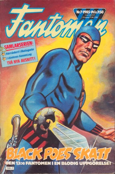 Cover for Fantomen (Semic, 1958 series) #7/1985