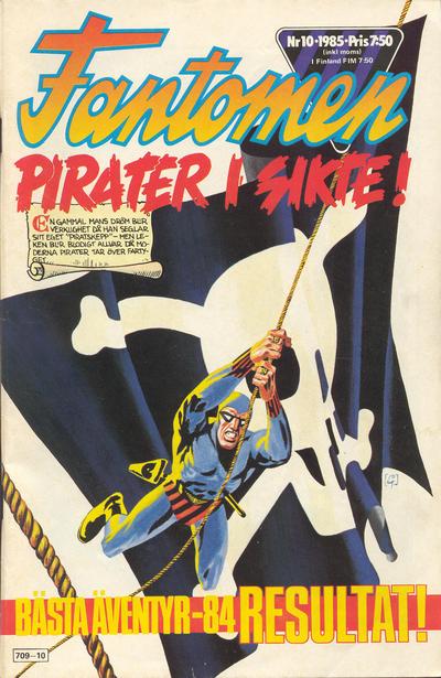 Cover for Fantomen (Semic, 1958 series) #10/1985