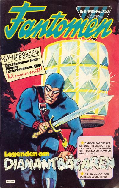 Cover for Fantomen (Semic, 1958 series) #11/1985
