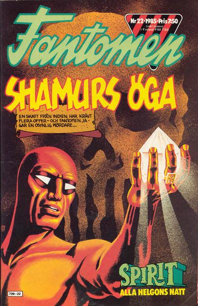 Cover for Fantomen (Semic, 1958 series) #22/1985