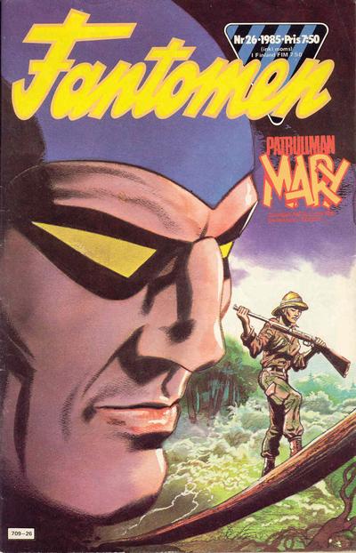 Cover for Fantomen (Semic, 1958 series) #26/1985