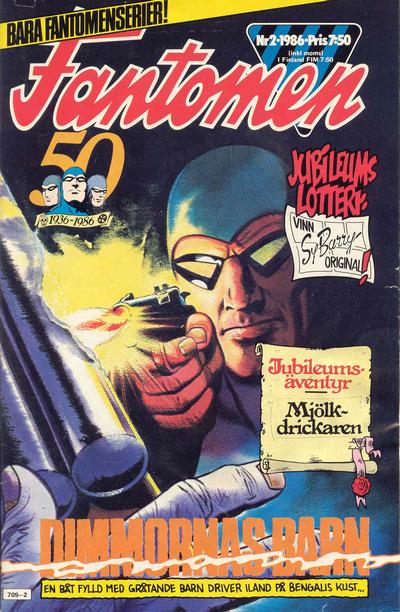 Cover for Fantomen (Semic, 1958 series) #2/1986
