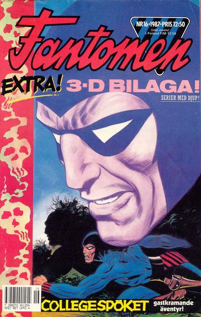 Cover for Fantomen (Semic, 1958 series) #16/1987